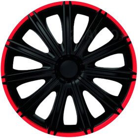 Комплект колпаков на колеса Argo Nero R цвет черный + красный