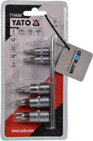Набор торцевых головок Yato YT-04360 1/4