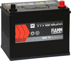 Аккумулятор Fiamm 6 CT-75-L Titanium Black D26X-75