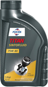 Трансмісійна олива Fuchs Titan Sintofluid GL-5 75W-80