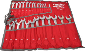 Набір ключів ріжково-накидних Carlife WR4226 6-32 мм 26 шт