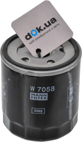 Масляный фильтр Mann w7058