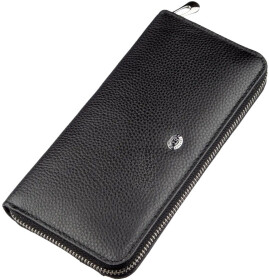 Портмоне-органайзер ST Leather 18863 без логотипа авто черный