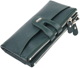Портмоне-органайзер Canpellini 21633 без логотипа авто колір зелений