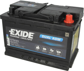 Аккумулятор Exide 6 CT-70-R Marine & Multifit EP600