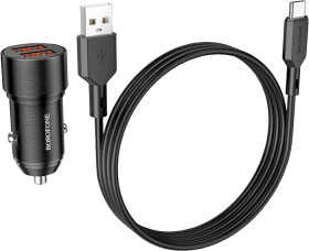 USB зарядка в авто Borofone BZ19 BZ19CB