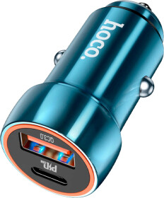 USB зарядка в авто Hoco Z46A Blue Whale 6931474770349