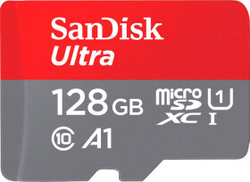 Карта памяти SanDisk Ultra microSDXC 128 ГБ с SD-адаптером
