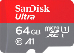 Карта памяти SanDisk Ultra microSDXC 64 ГБ с SD-адаптером