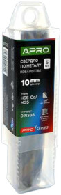 Свердло Apro спіральне по металу ProSeries 830729 10 мм