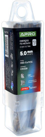 Свердло Apro спіральне по металу ProSeries 830716 5 мм