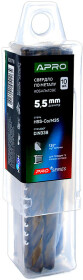 Свердло Apro спіральне по металу ProSeries 830718 5.5 мм