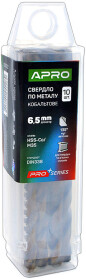 Свердло Apro спіральне по металу ProSeries 830722 6.5 мм