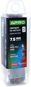 Свердло Apro спіральне по металу ProSeries 830724 7.5 мм