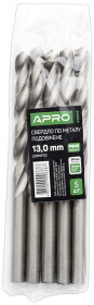 Свердло Apro спіральне по металу 812019 13 мм