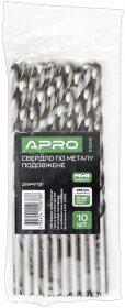 Свердло Apro спіральне по металу 812011 6 мм