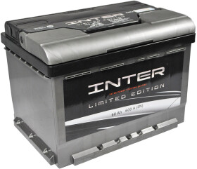 Акумулятор Inter 6 CT-60-R Limited Edition INTER4