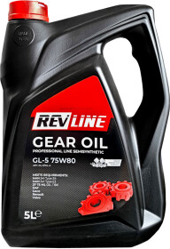 Трансмиссионное масло Revline Gear Oil GL-5 75W-80 полусинтетическое