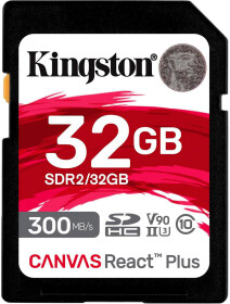 Карта памяти Kingston Canvas React Plus SDXC 32 ГБ