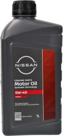 Моторное масло Nissan Motor Oil 5W-40 синтетическое