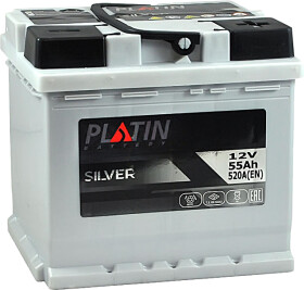 Аккумулятор Platin 6 CT-55-L Silver 5502393