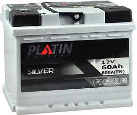 Аккумулятор Platin 6 CT-60-L Silver 5602661