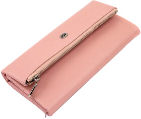 Клатч ST Leather 19271 без логотипа авто розовый