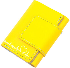 Портмоне-органайзер Grande Pelle Серце 16730 без логотипа авто колір жовто-блакитний