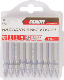 Набір бит Granite 1012651 10 шт.