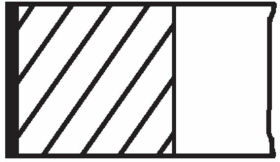 Комплект поршневых колец Mahle 081rs001090n1