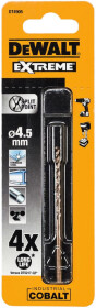 Свердло DeWALT спіральне по металу Extreme Industrial Cobalt DT4905 4.5 мм