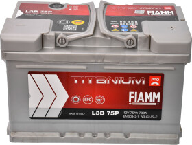 Акумулятор Fiamm 6 CT-75-R Titanium Pro L3B-75P