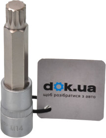 Торцева голова з битою Yato YT-04355 M14 1/2