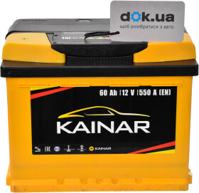 Аккумулятор Kainar 6 CT-60-L Standart+ 0602611120