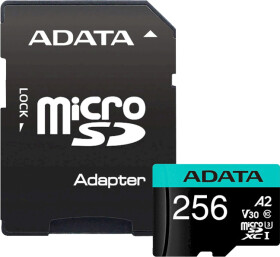 Карта памяти Adata Premier Pro microSDXC 256 ГБ с SD-адаптером