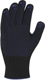 Рукавички робочі Doloni Лайт трикотажні з покриттям ПВХ чорні