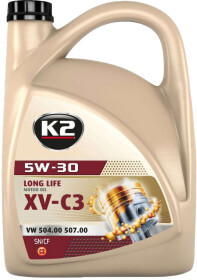 Моторное масло K2 Long Life XV-C3 5W-30 синтетическое