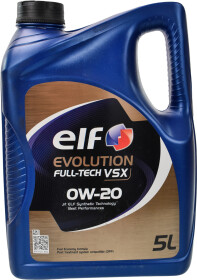 Моторное масло Elf Evolution Full-Tech VSX 0W-20 синтетическое