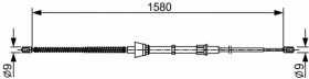 Трос ручного гальма Bosch 1 987 482 446