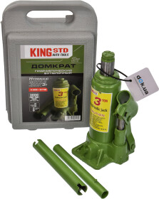 Домкрат King пляшковий гідравлічний 3 т KSB-3TB