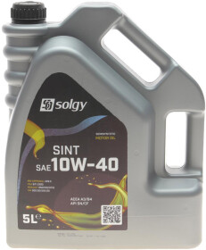 Моторное масло Solgy Sint 10W-40 полусинтетическое