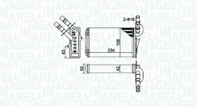 Радиатор печки Magneti Marelli 350218404000