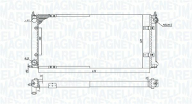 Радиатор охлаждения двигателя Magneti Marelli 350213188300