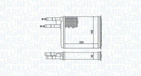 Радиатор печки Magneti Marelli 350218401000