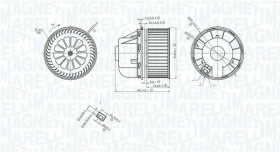 Вентилятор салону Magneti Marelli 069412729010