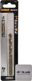 Сверло DeWALT спиральное по металлу Extreme Industrial Cobalt DT4912 8 мм