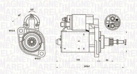 Стартер Magneti Marelli 063720619010