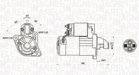 Стартер Magneti Marelli 063721136010