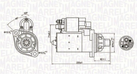 Стартер Magneti Marelli 063721337010