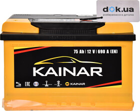 Аккумулятор Kainar 6 CT-75-L Standart+ 0752611120